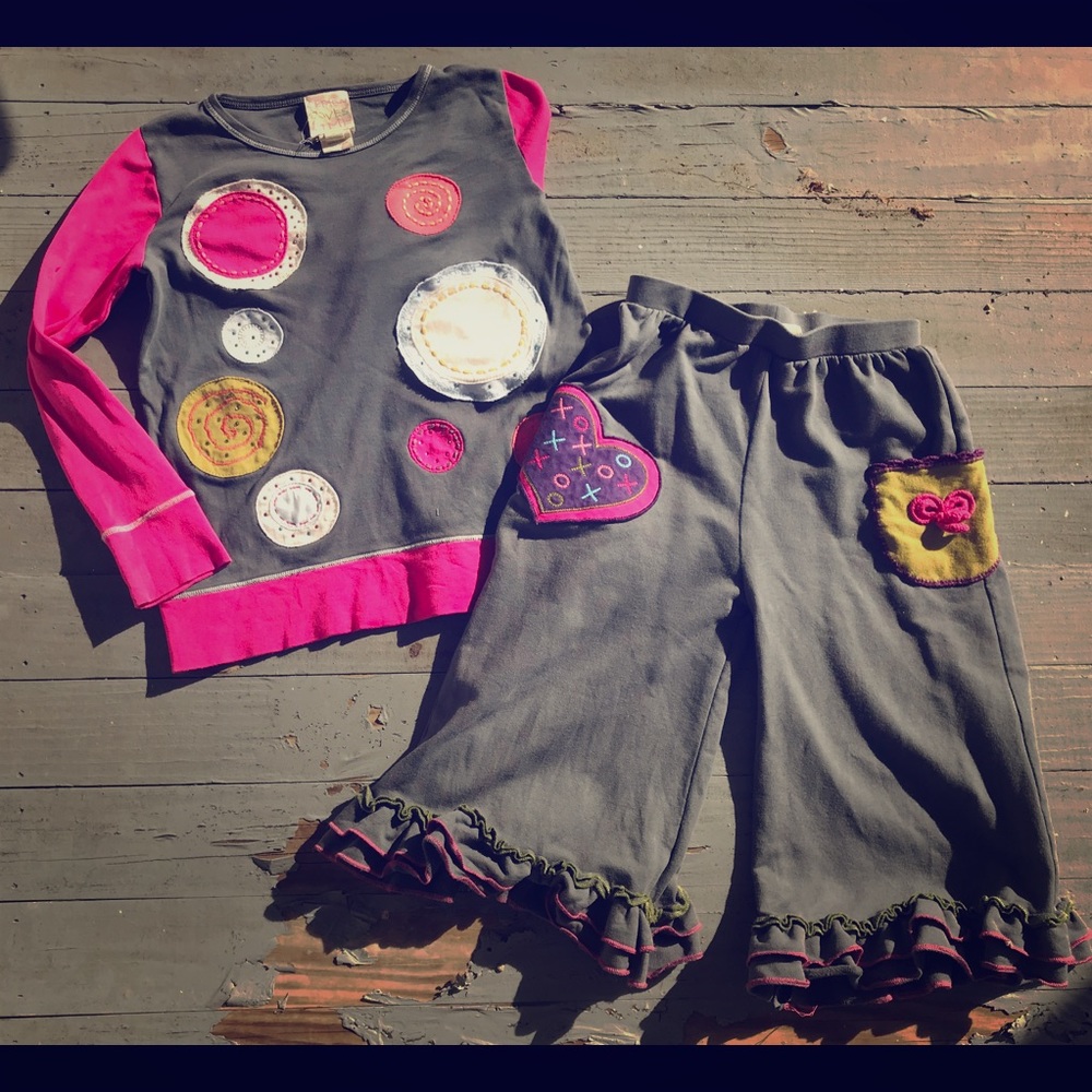 Lemon Loves Lime Capri set Spring 6